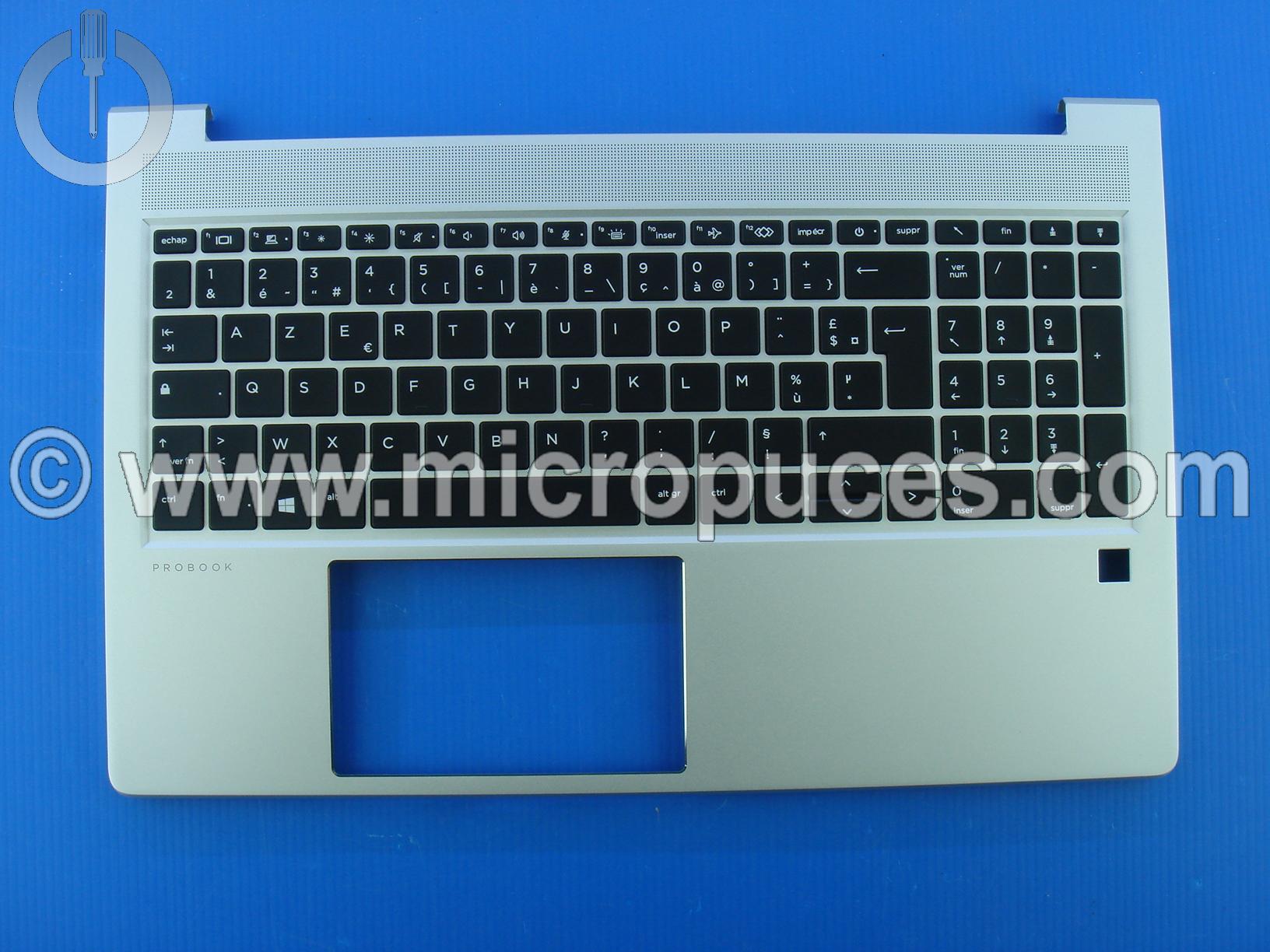 Clavier + plasturgie pour HP Probook 450 G8 rétro éclairé