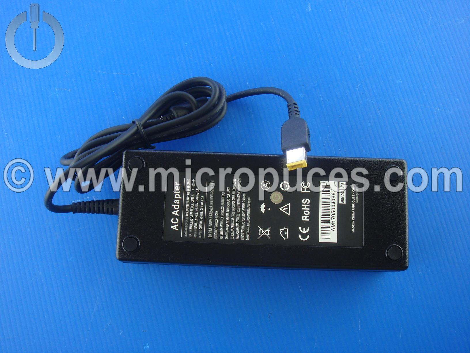 Chargeur de remplacement pour Lenovo T540 W540 170W