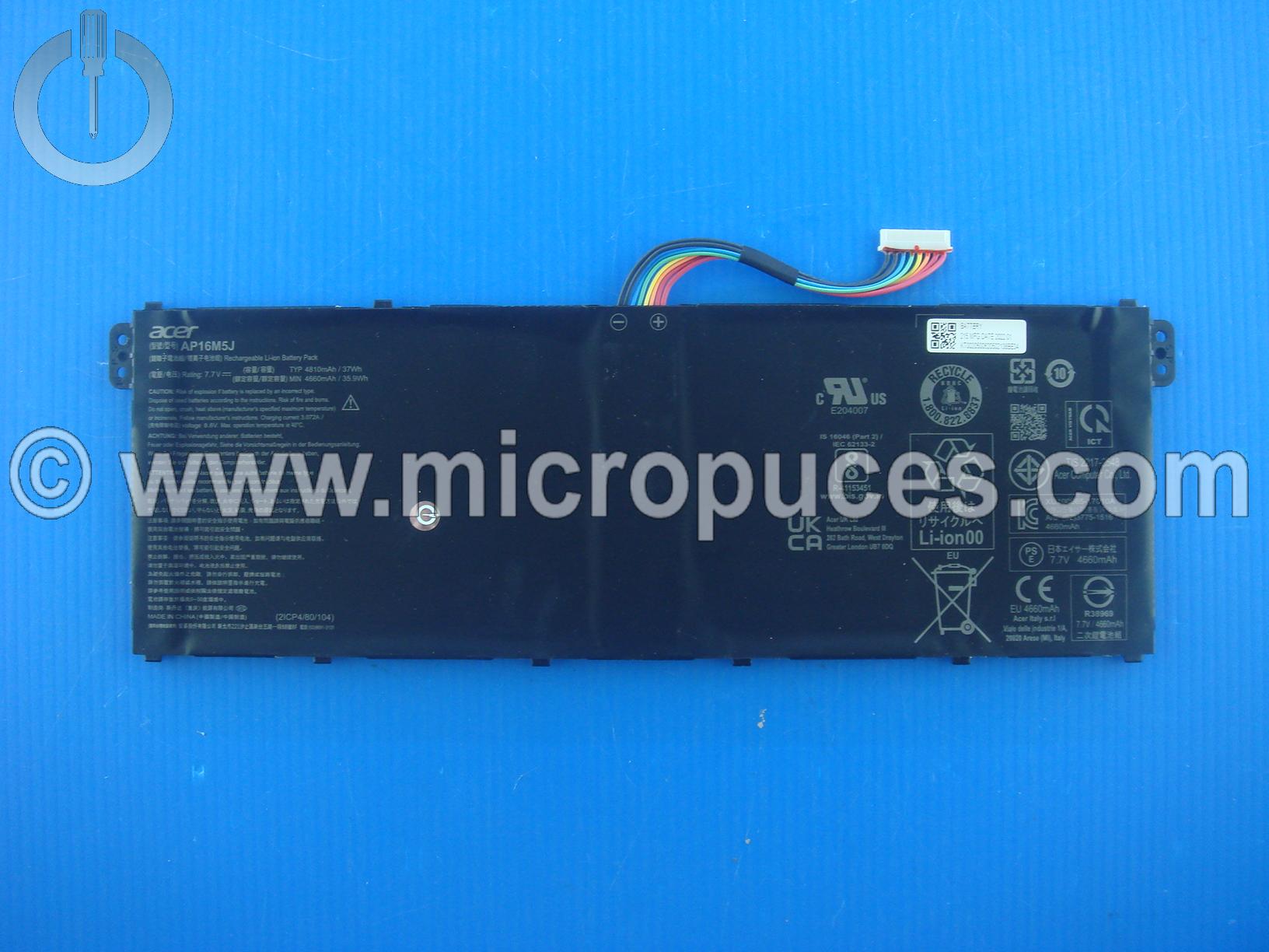 Batterie pour Acer Aspire A315-53 4810Mah