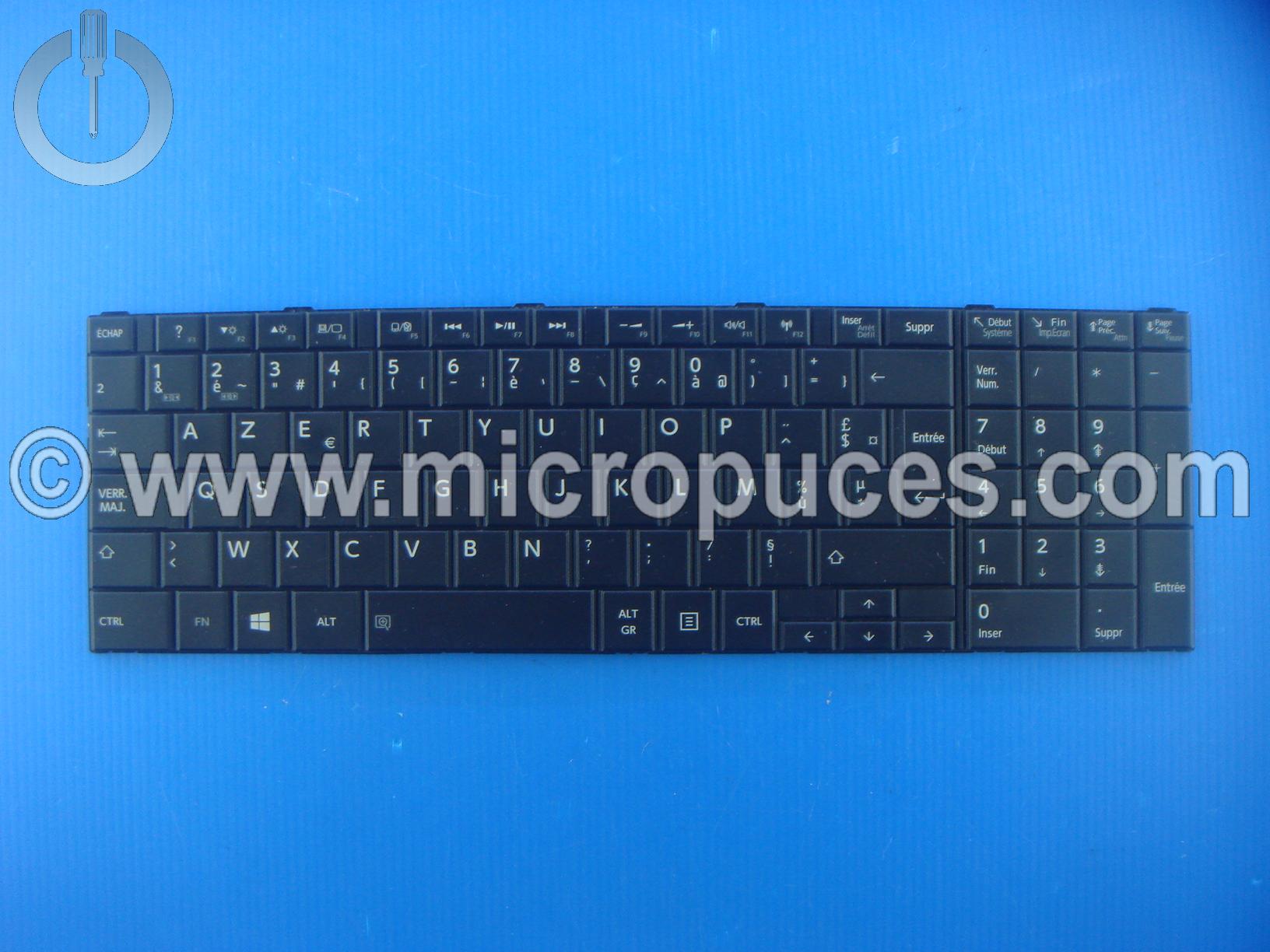 Clavier AZERTY pour TOSHIBA Satellite C850