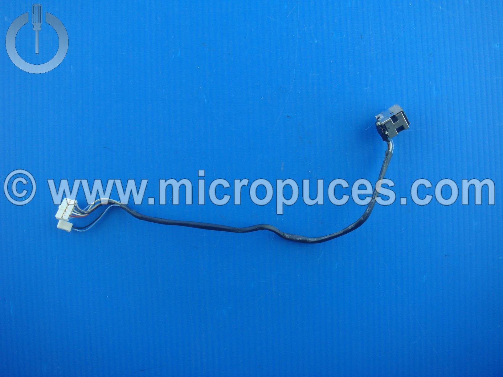 Cable alimentation pour carte mère de HP Pavilion DV7 6 pins +2