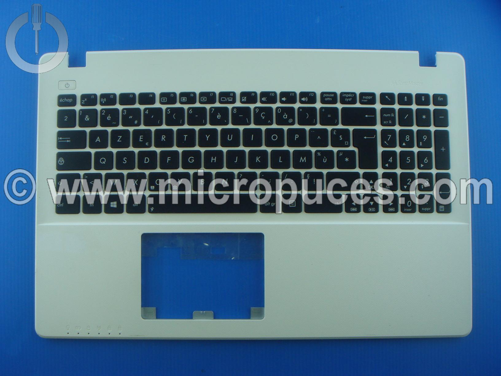 Clavier + plasturgie blanche pour ASUS R510 X552