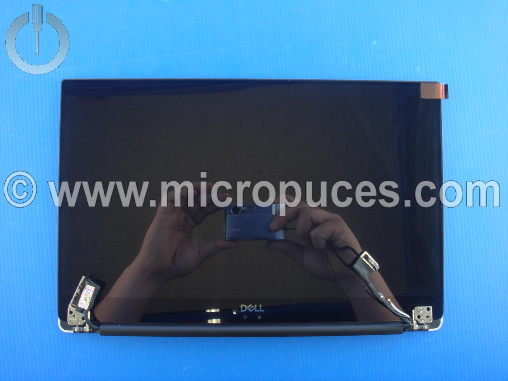 Module complet écran silver 4K tactile pour DELL XPS 13 (9370)
