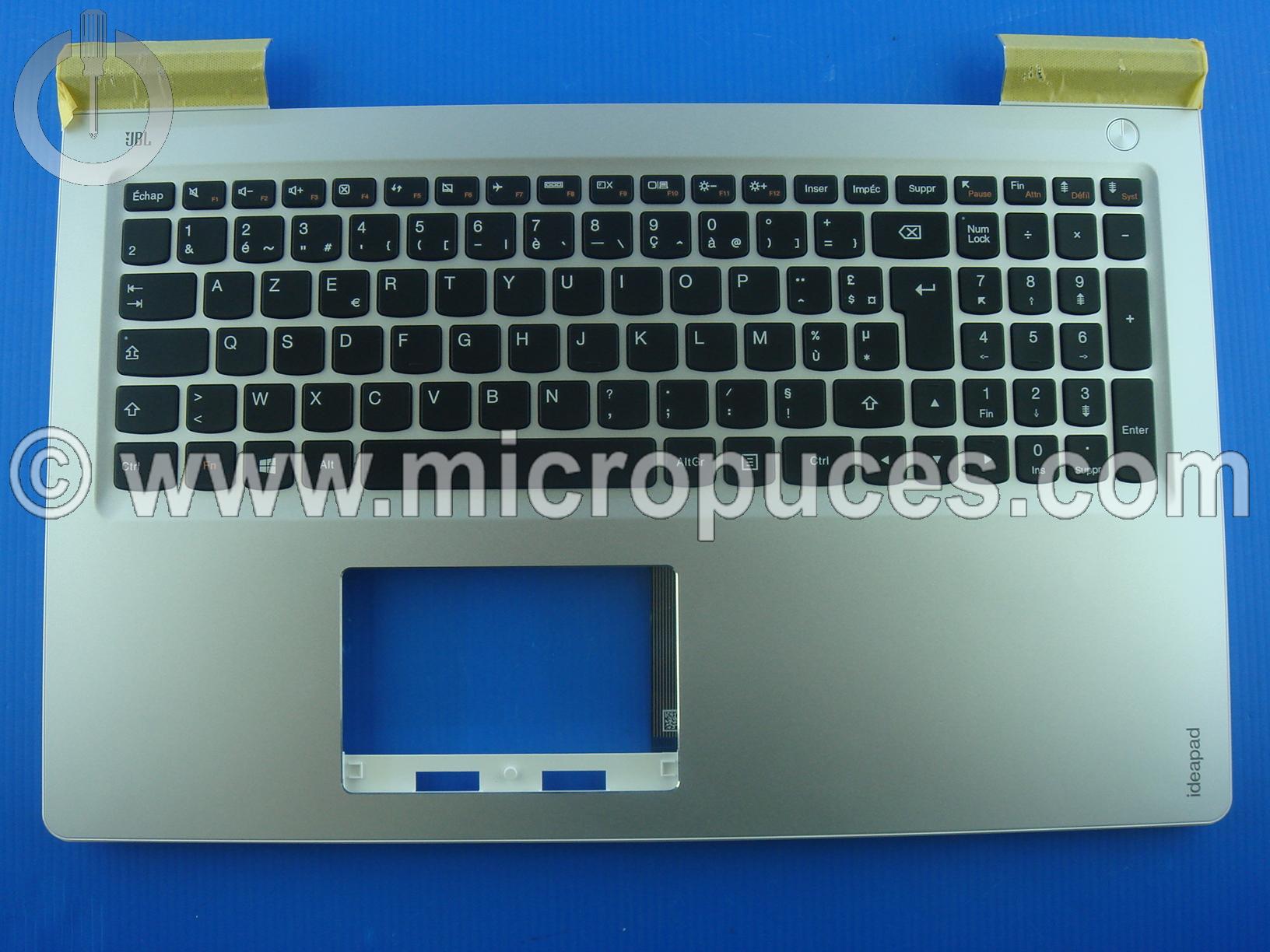 Clavier + plasturgie AZERTY pour LENOVO Ideapad 700-15 silver