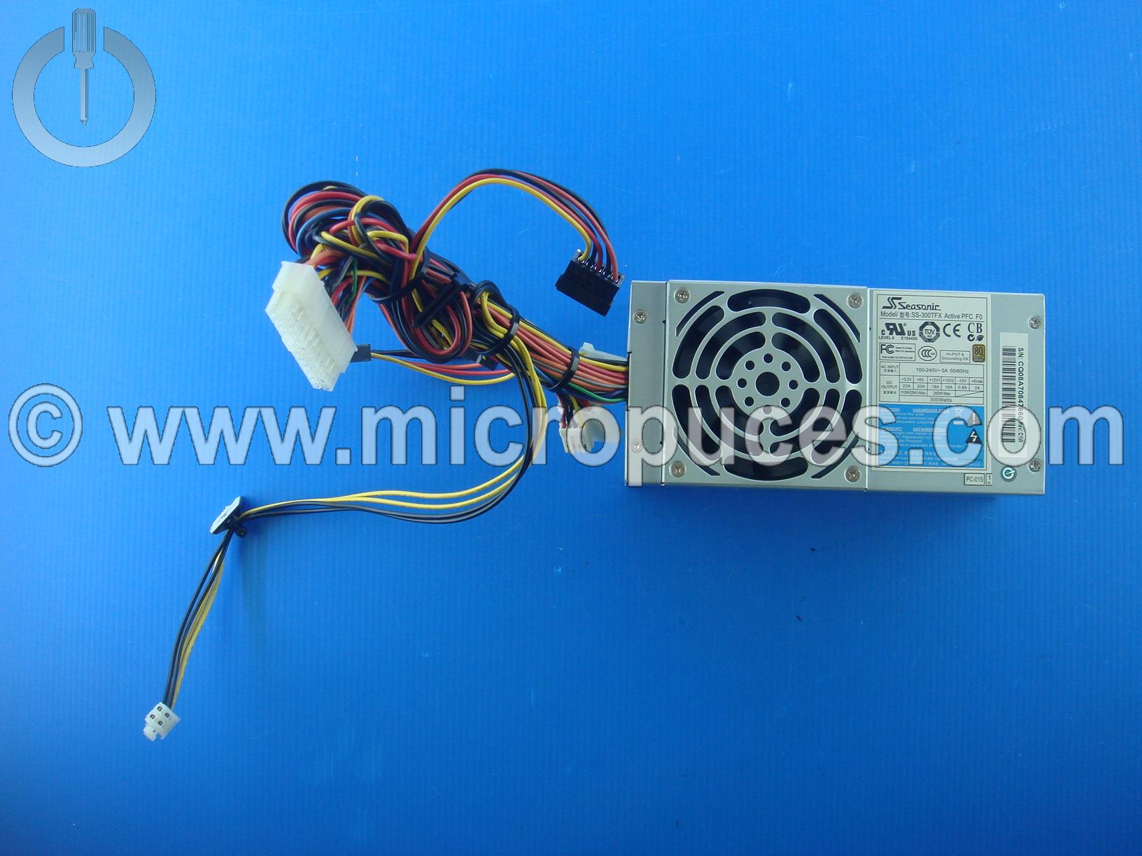 Alimentation 300W Seasonic Model SS-300TFX Active PFC