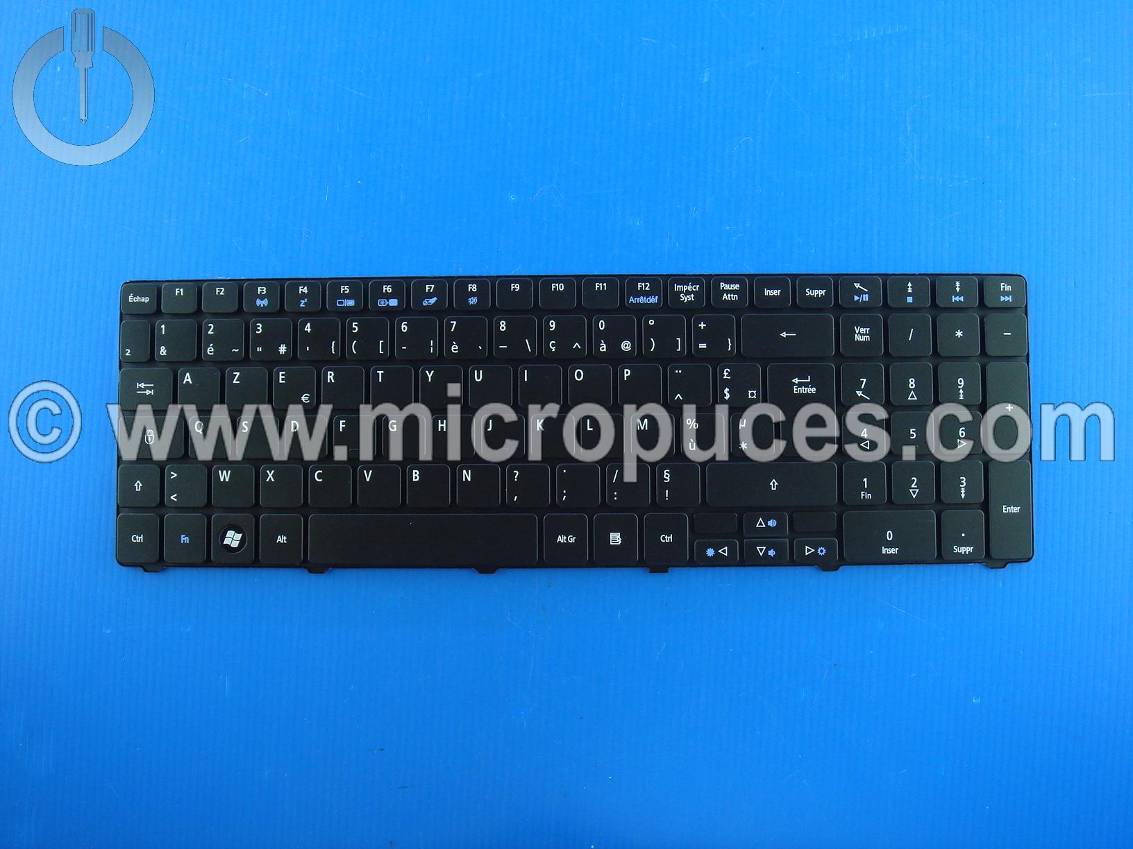 Clavier AZERTY pour PACKARD BELL EasyNote LE11 TE11 TE69 LE69