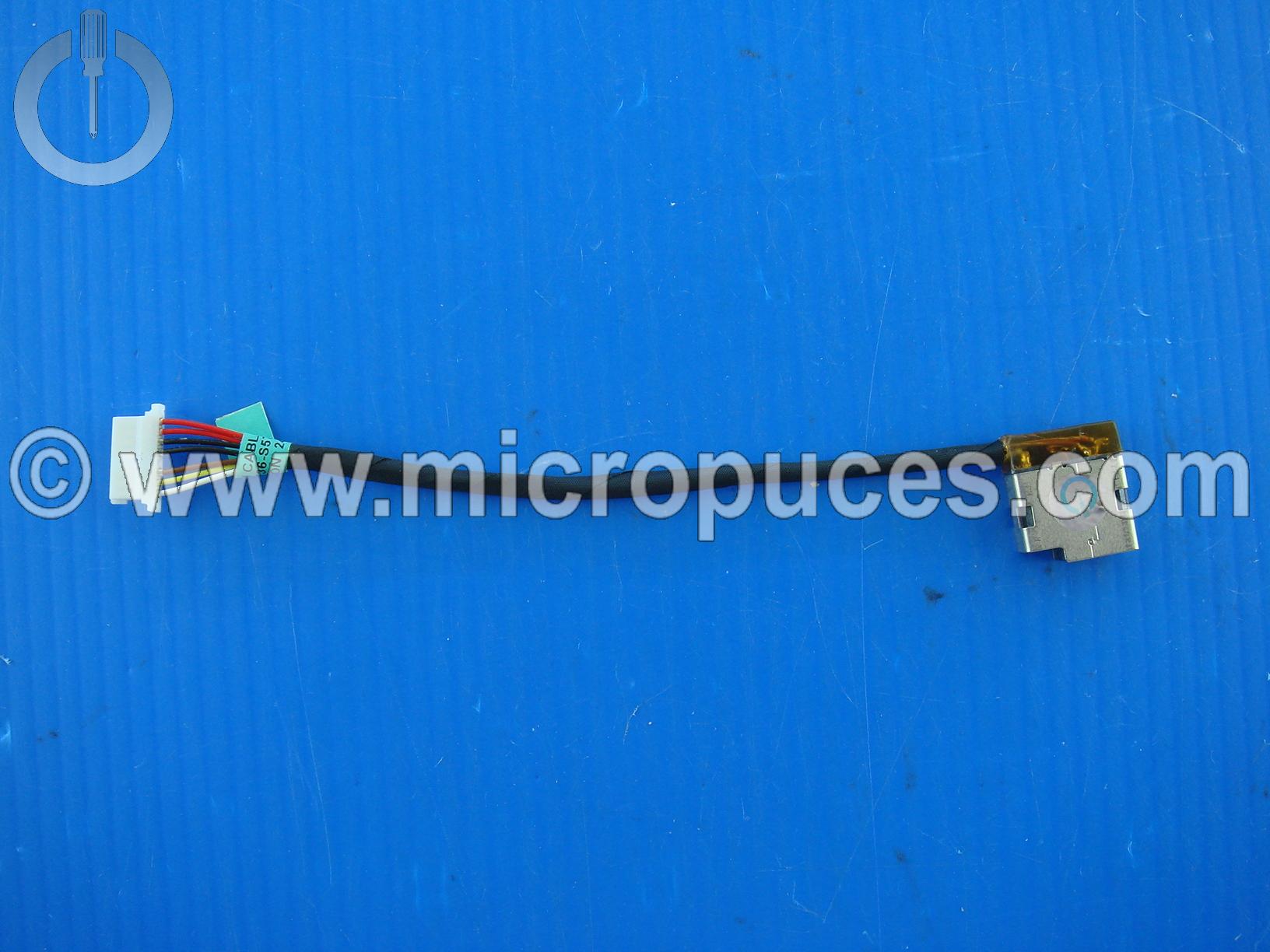 Cable alimentation pour HP Pavilion 15-af ay ba ac da db