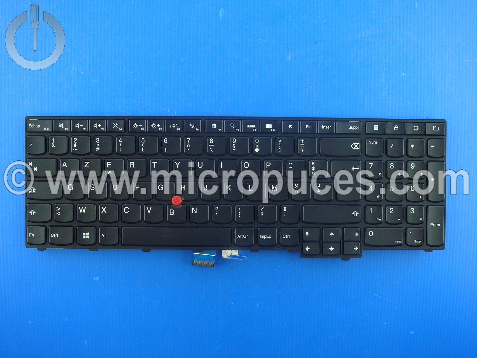 Clavier NEUF AZERTY pour LENOVO L540 E540 E531 (version non rétro éclairée)