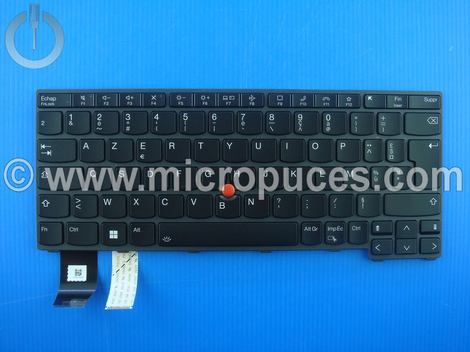 Clavier non rétroéclairé pour LENOVO ThinkPad X13 Gen 3