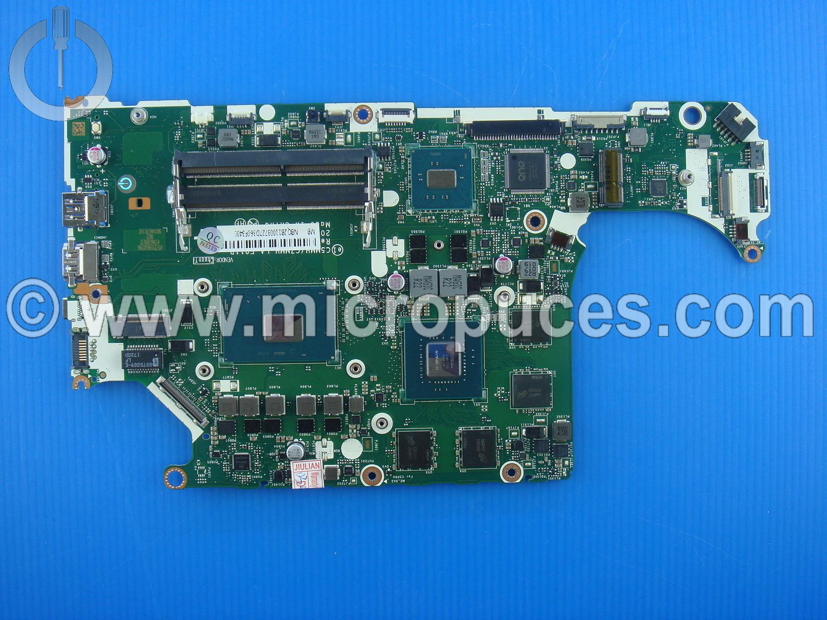 Carte mère I7-7700HQ GTX1050TI 4GB pour Acer Predator PH317-51
