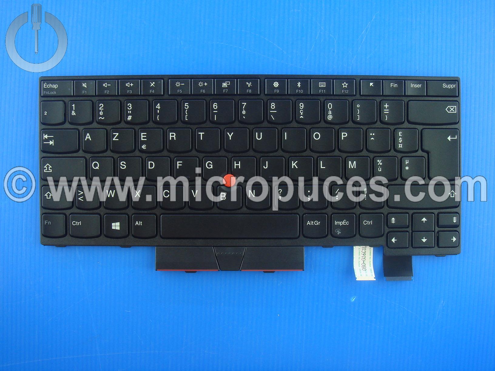 Clavier AZERTY non rétro éclairé pour Lenovo T470