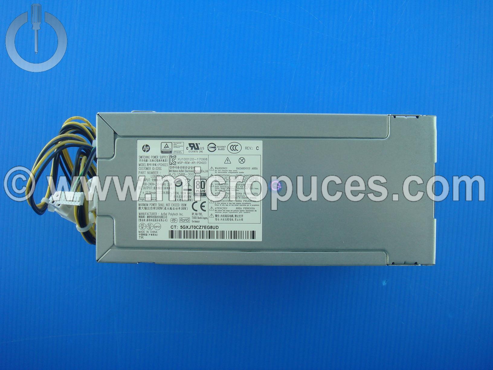 Alimentation NEUVE 180W pour HP