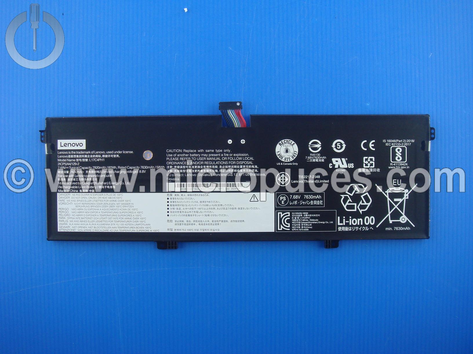 BATTERY CP/C L17C4PH1 7.68V60Wh4cell