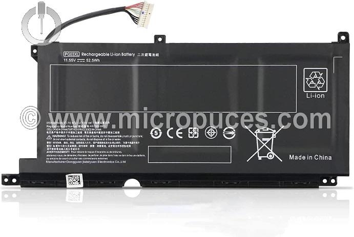Batterie compatible pour HP 15-DK