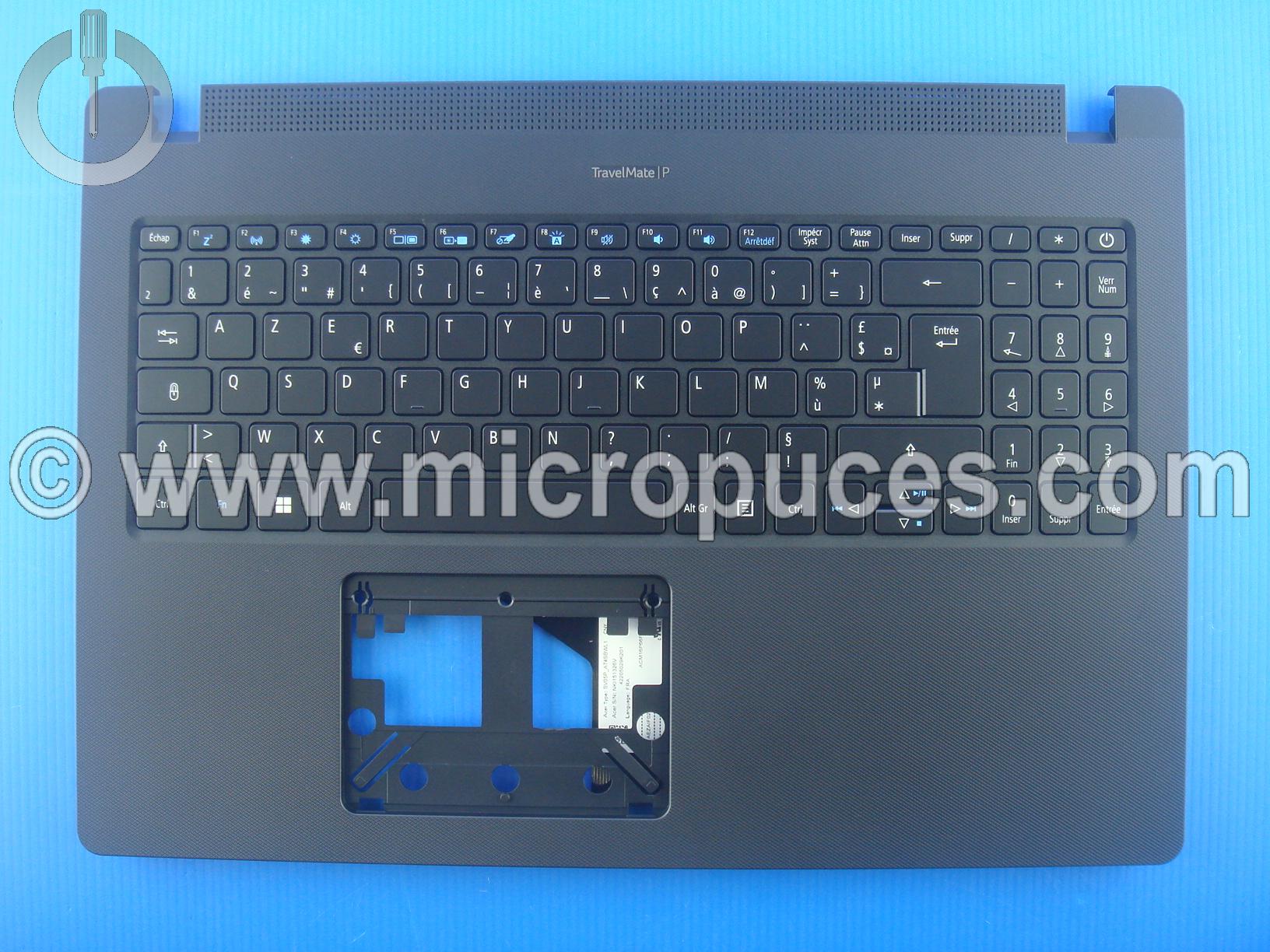 Clavier + plasturgie de dessus pour Acer Travelmate TMP215-53