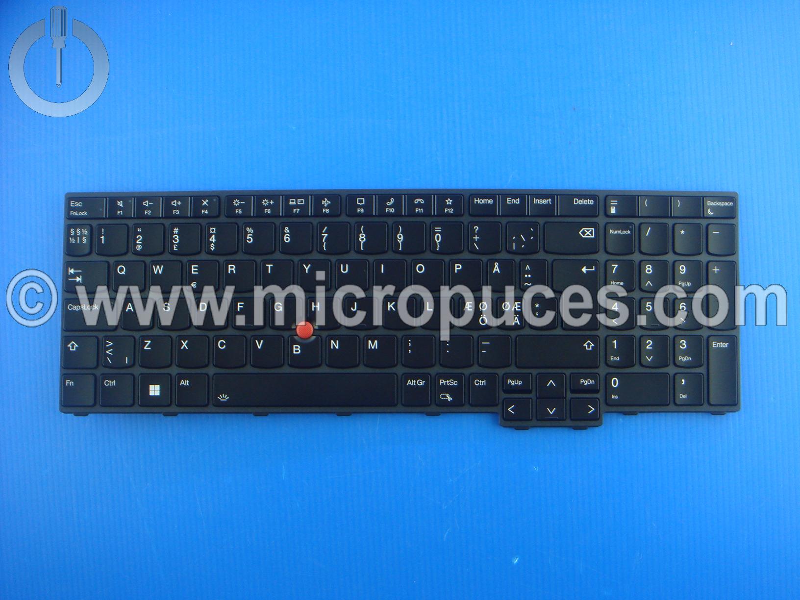 Clavier QWERTY pour Lenovo Thinkpad T16 Gen 2