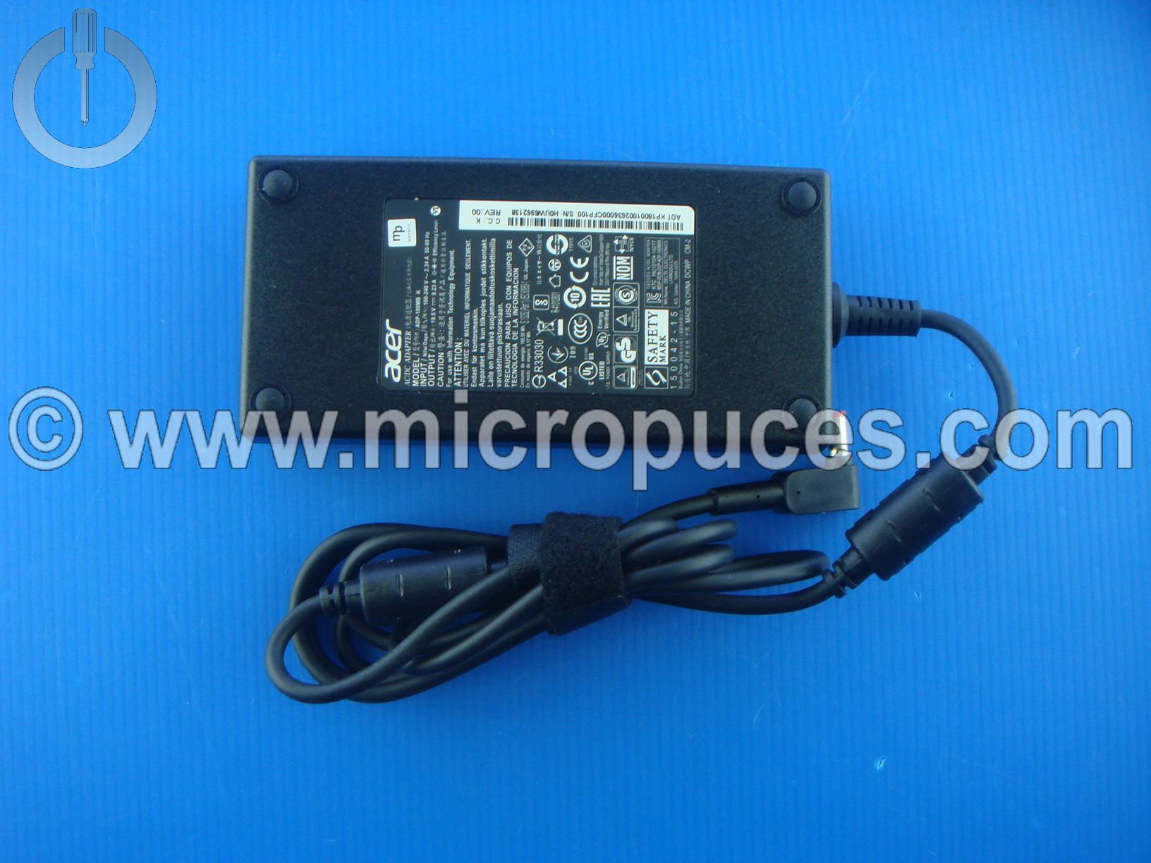 Chargeur 180W et 19.5V pour Acer Nitro AN515-45
