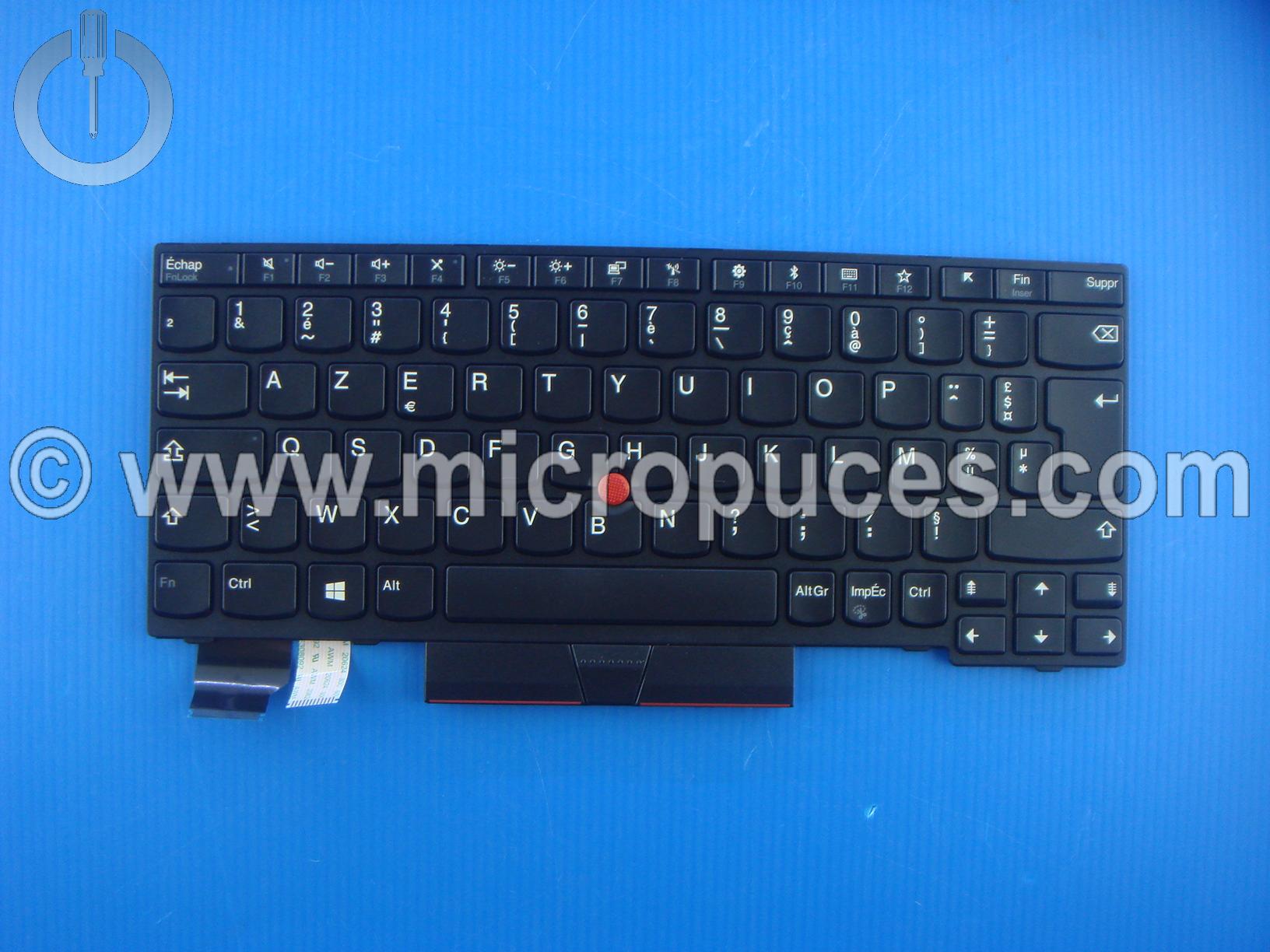 Clavier AZERTY pour Lenovo Thinkpad X13 1ere et 2eme gen