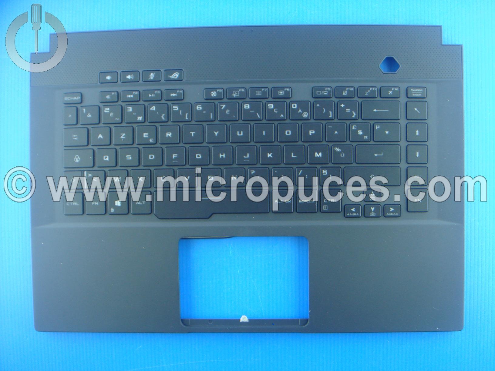Clavier + plasturgie noire pour Asus GU502