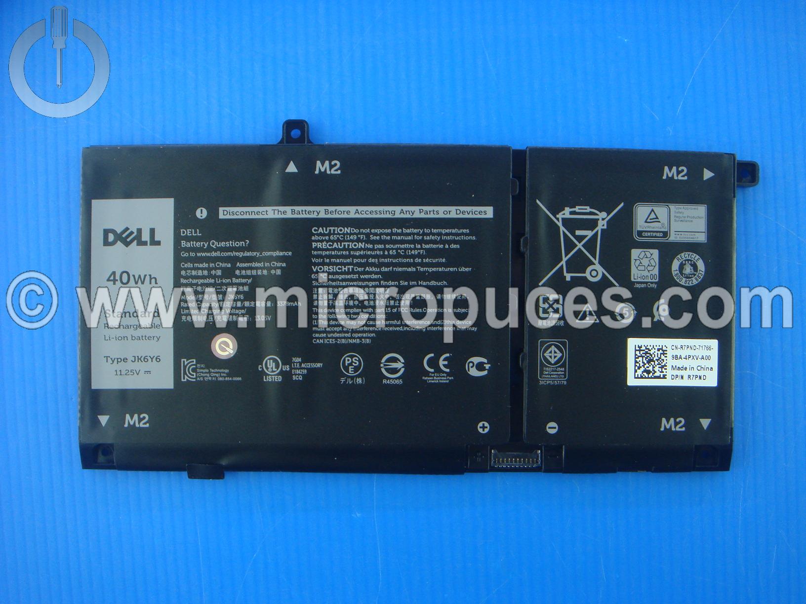 Batterie d'origine pour DELL Latitude 3410 3510