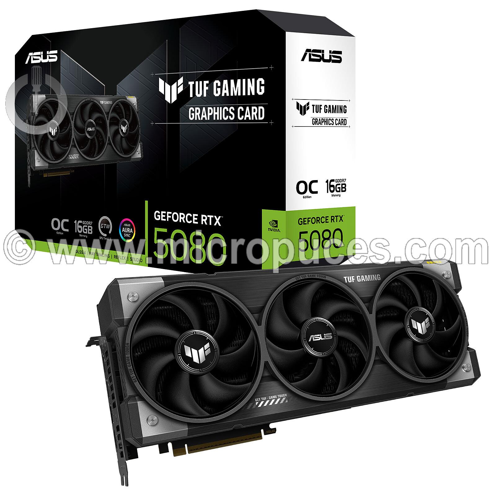 ASUS TUF Gaming GeForce RTX 5080 16GB GDDR7 OC Edition