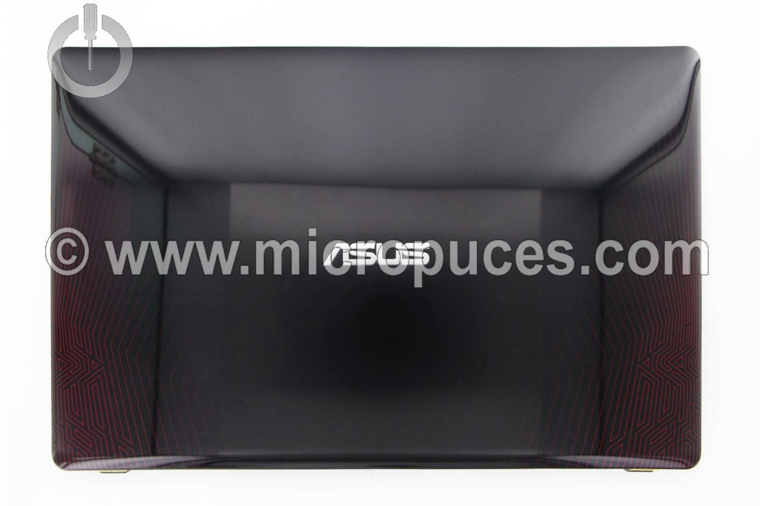 Plasturgie d'écran noire et rouge pour Asus