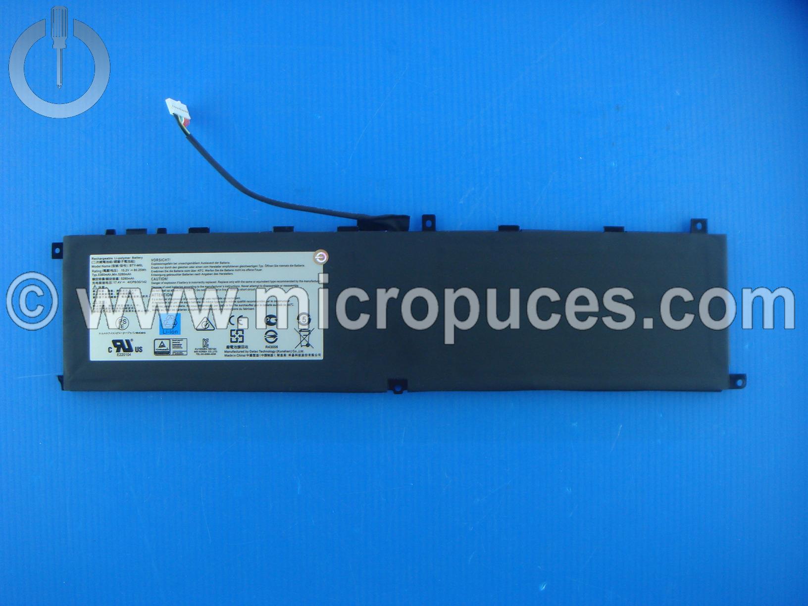 Batterie MSI BTY-M6L