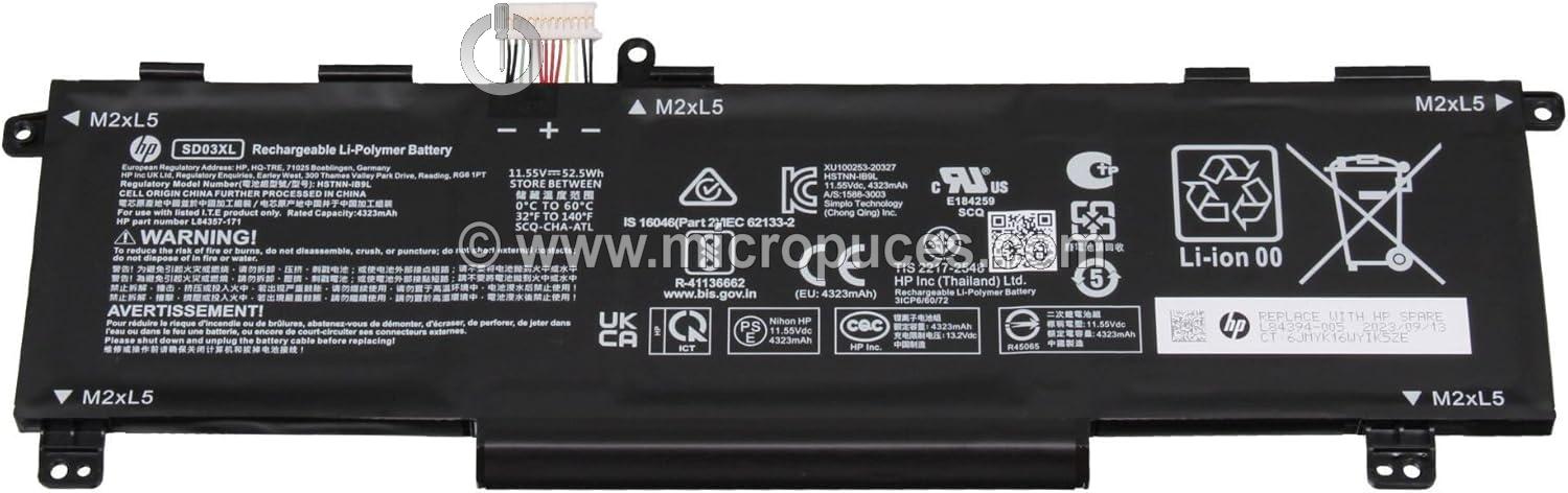 Batterie pour HP Victus 15-FA