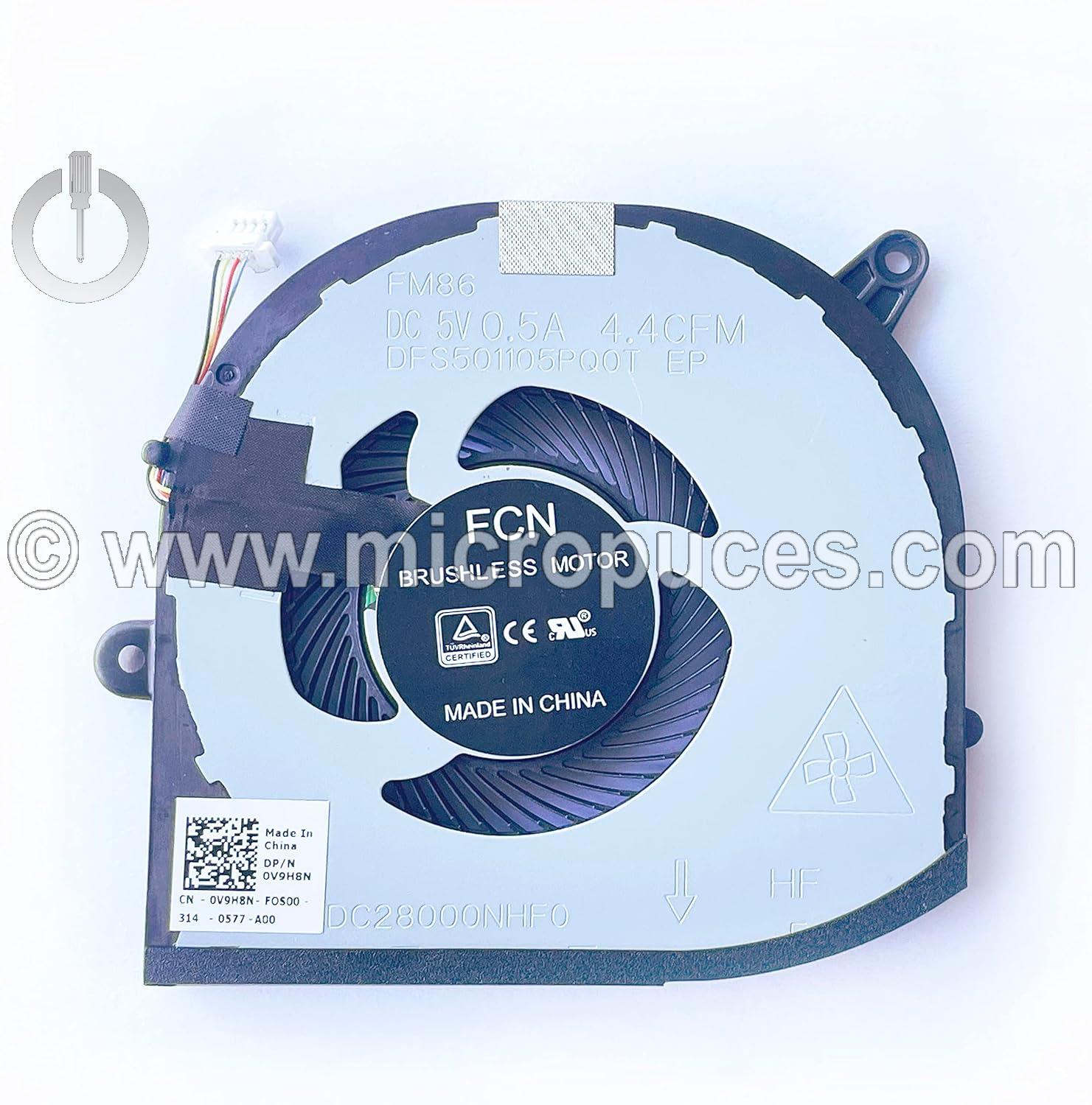 Ventilateur GPU pour DELL XPS 15 (7590)