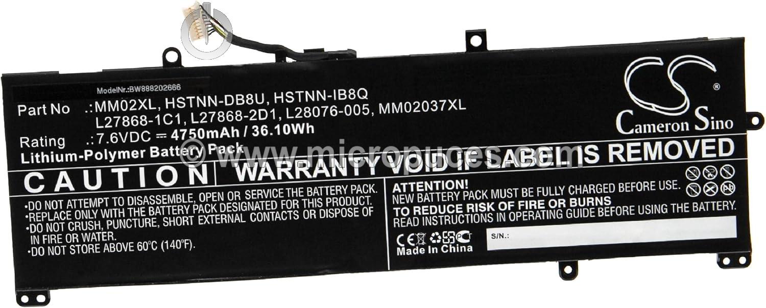 Batterie pour HP Pavilion 13-AN