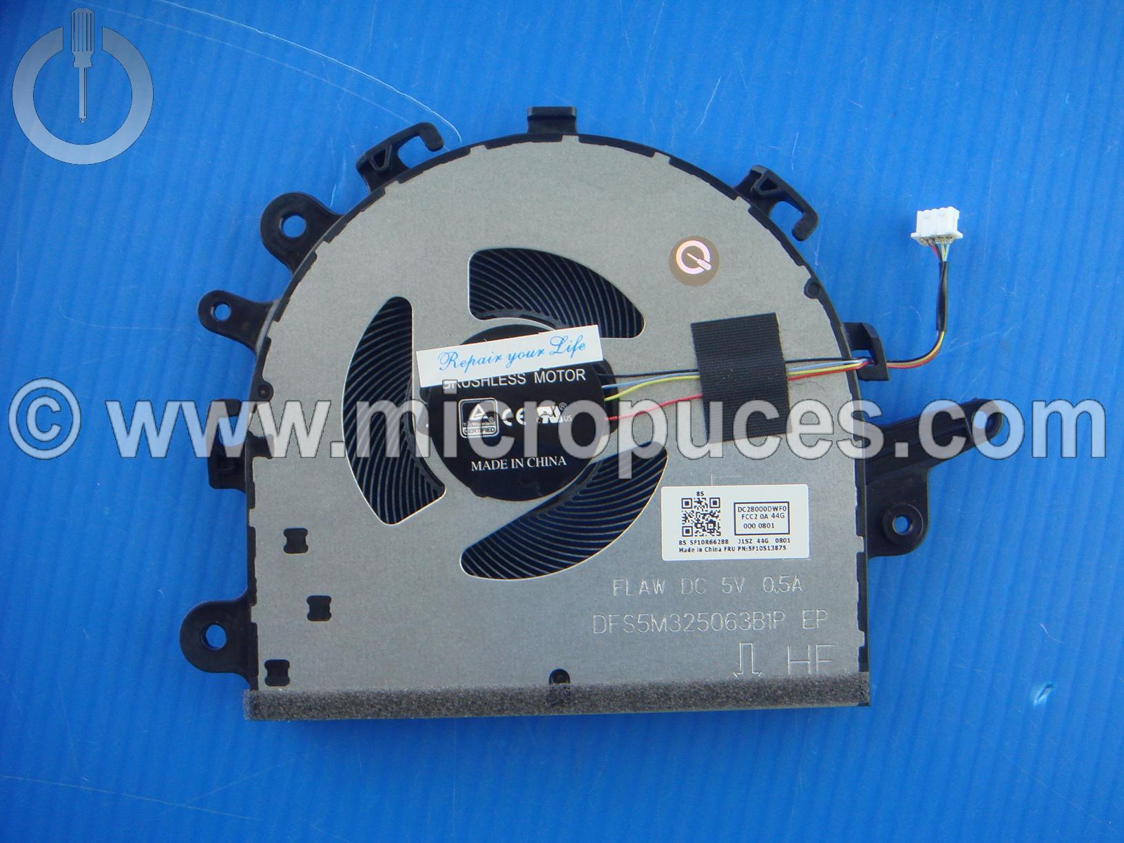 Ventilateur pour LENOVO Ideapad 3 15ADA05 CPU