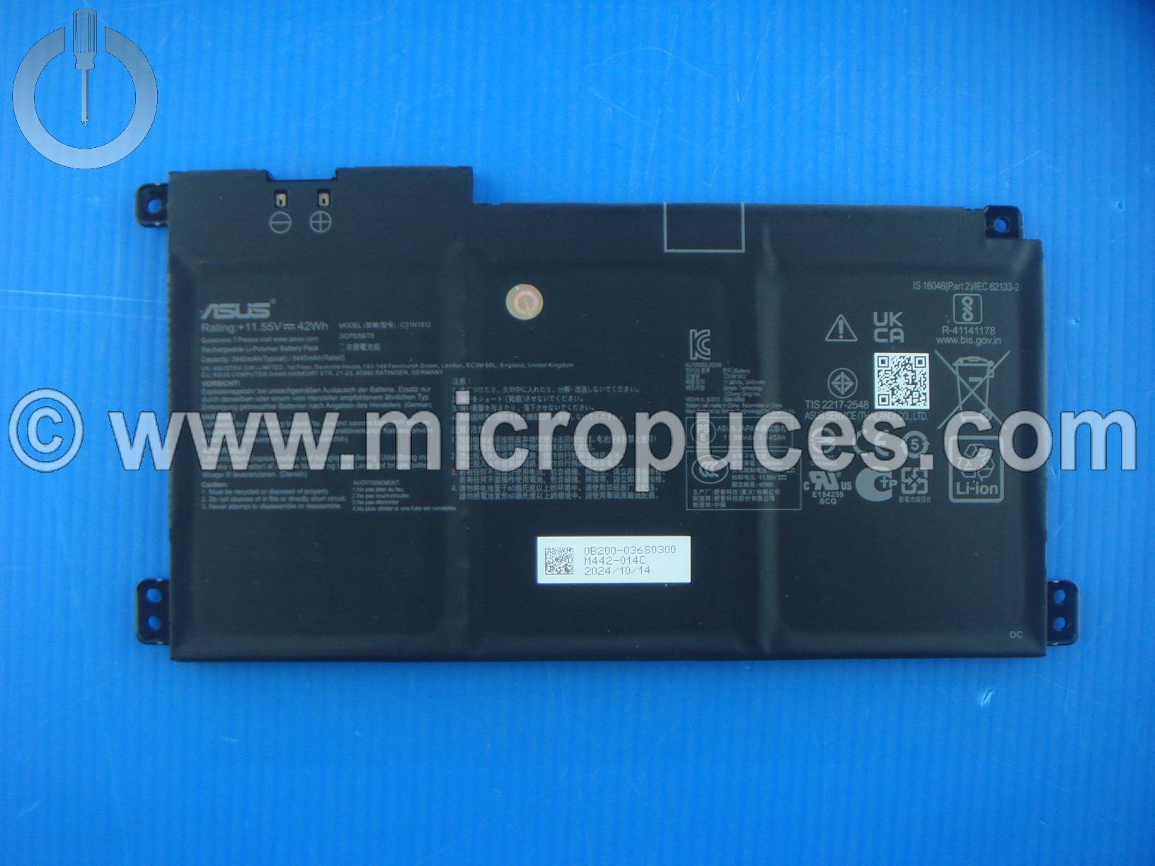 Batterie neuve pour Asus E410