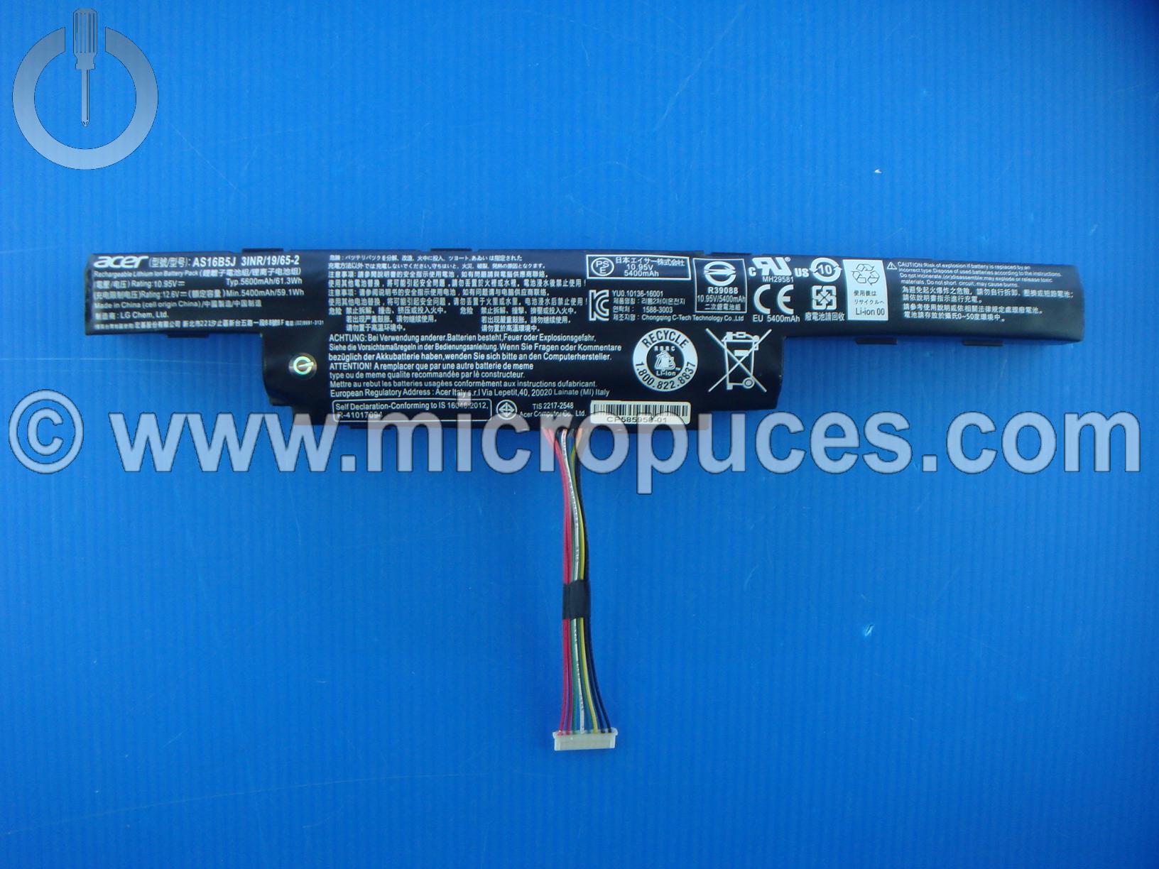 Batterie AS16B8J pour ACER