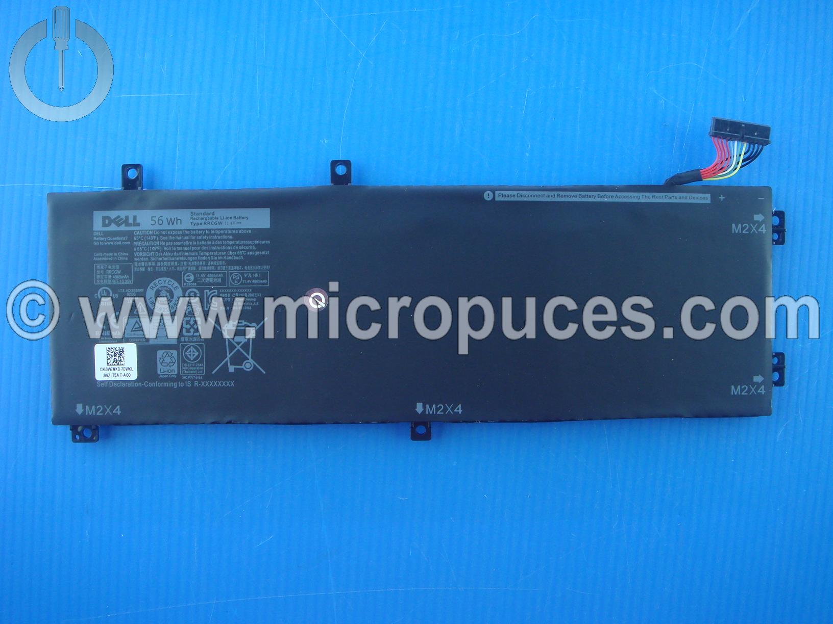 Batterie neuve d'origine DELL XPS 15 (9560 9570)
