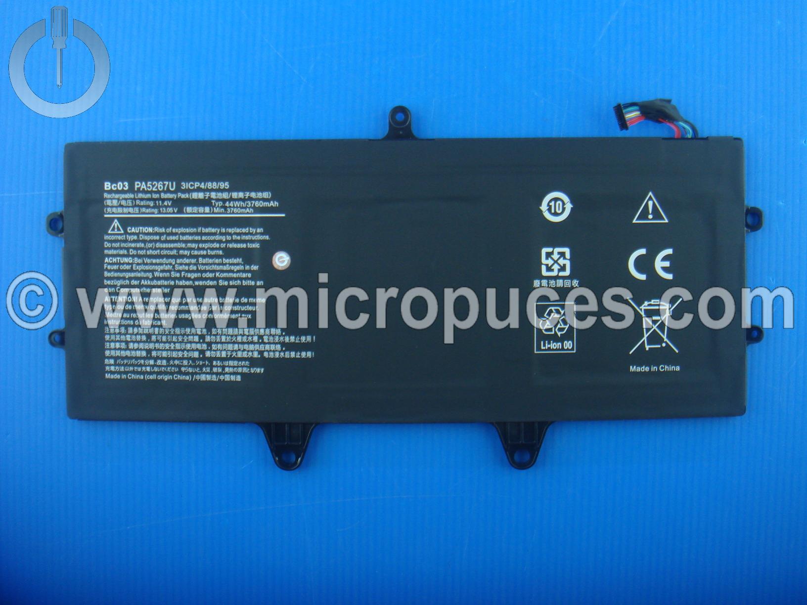 Batterie pour Toshiba Portege X20W