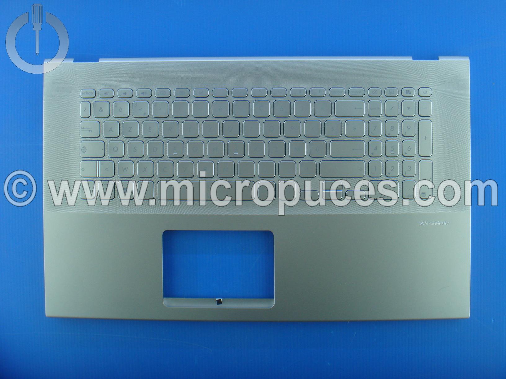 Clavier + plasturgie silver pour Asus F712