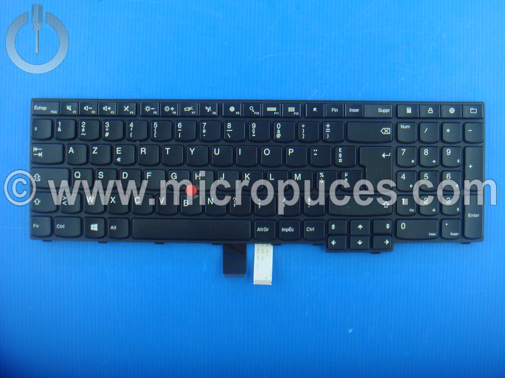 Clavier AZERTY pour LENOVO Thinkpad E530 E550 E560