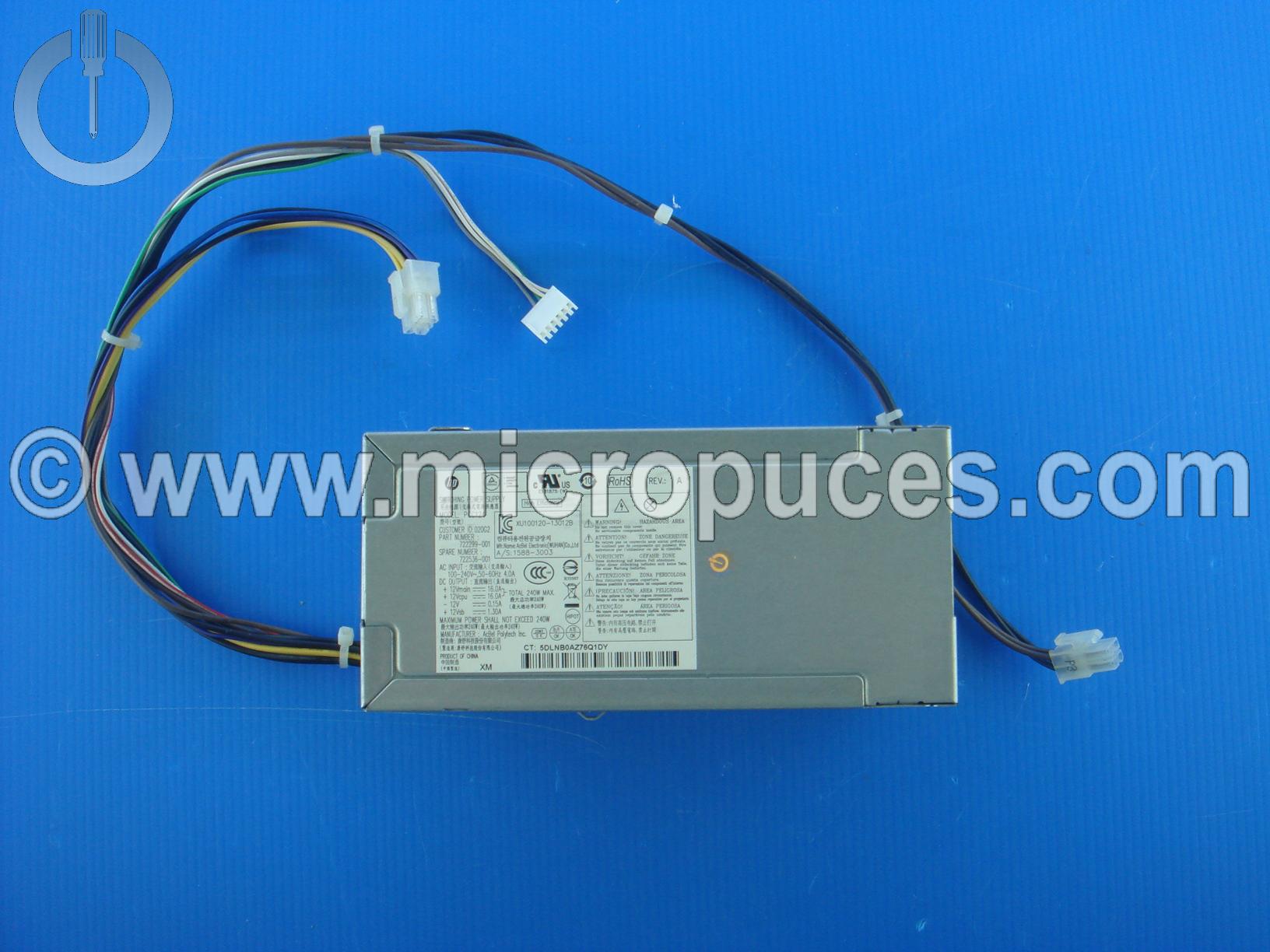 Alimentation HP PRODESK 400 et 600