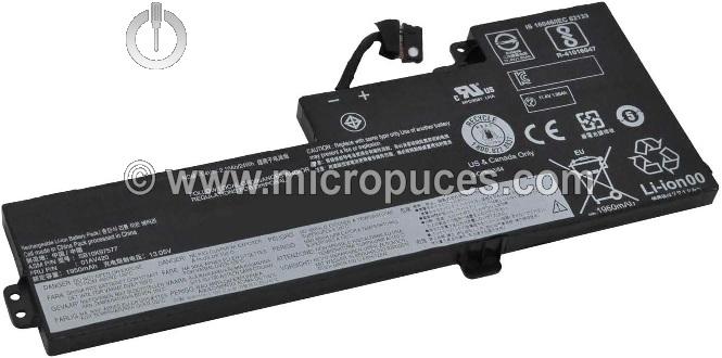 Batterie compatible pour Lenovo Thinkpad T480