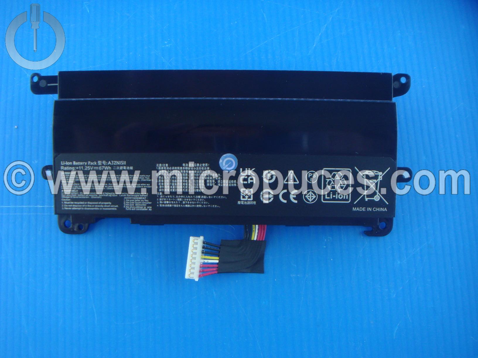 Batterie A32N1511 pour ASUS G752 ( ROG )