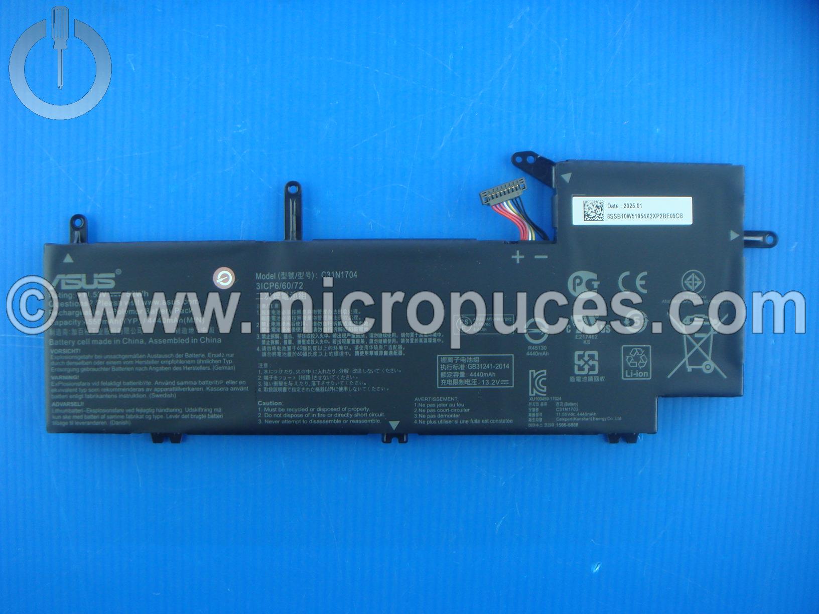 Batterie pour ASUS UX561UD