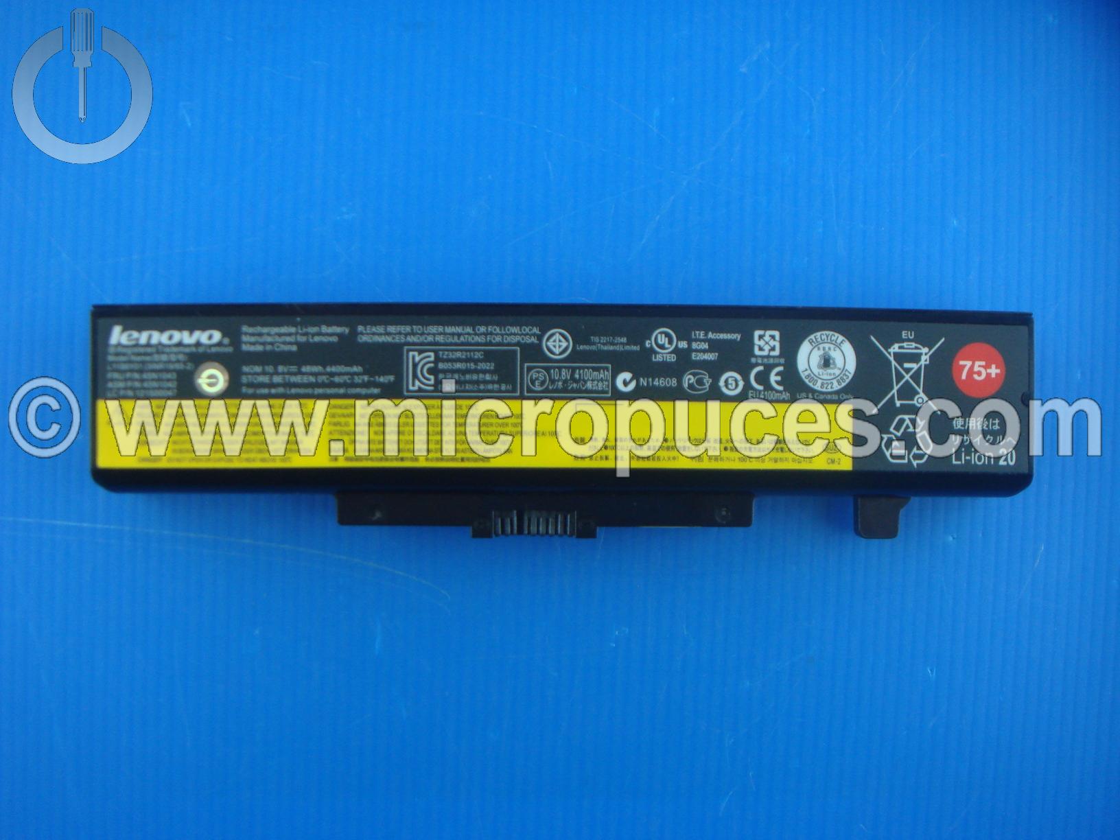 Batterie d'origine 45N1043 pour LENOVO Thinkpad
