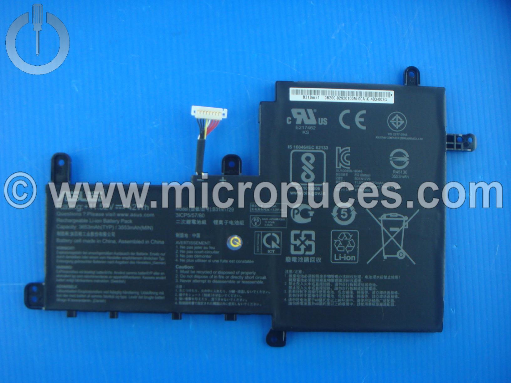 Batterie pour ASUS S530