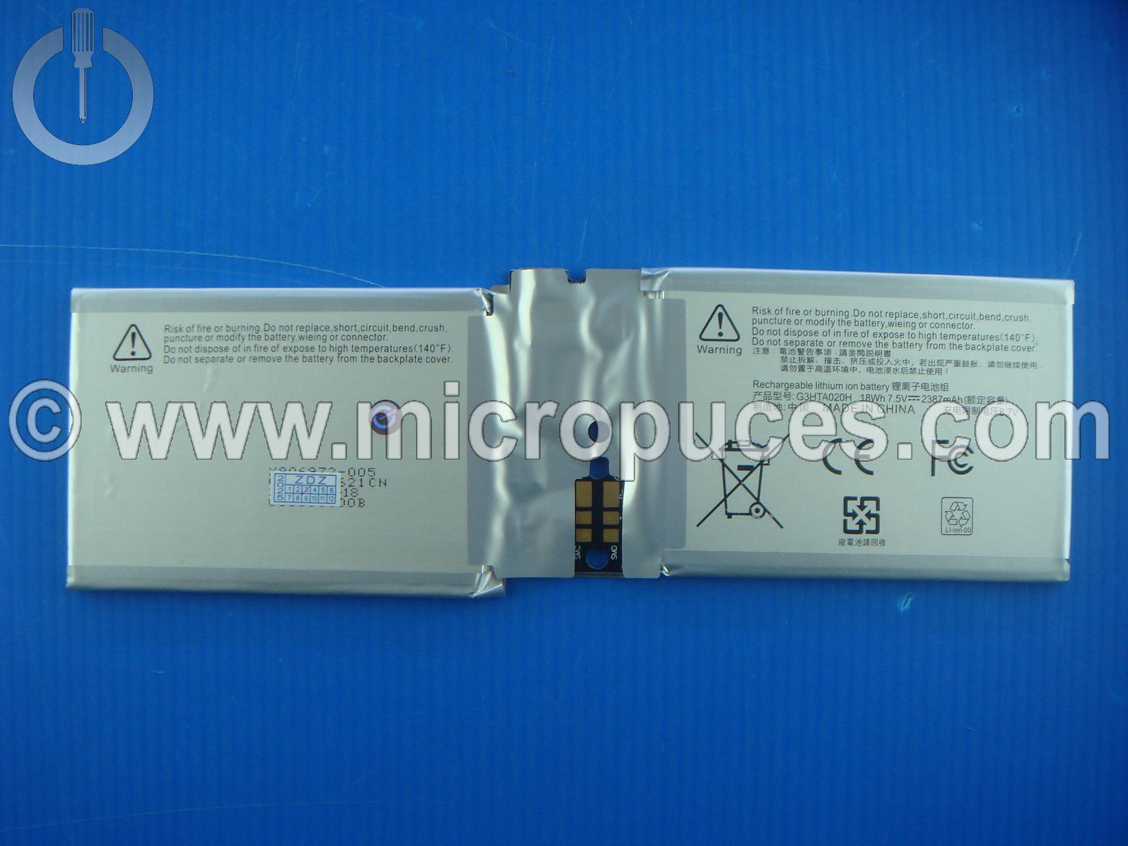 Batterie de remplacement pour MICROSOFT Surface Book 13,5"