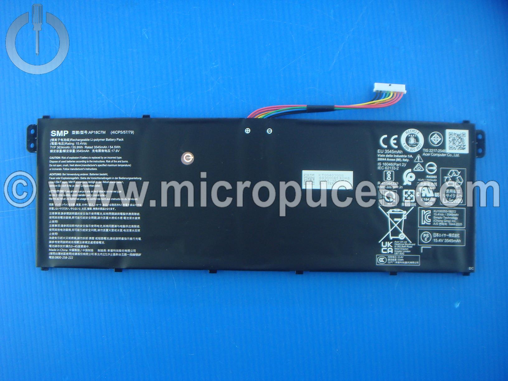 Batterie originale ACER AP18C7M