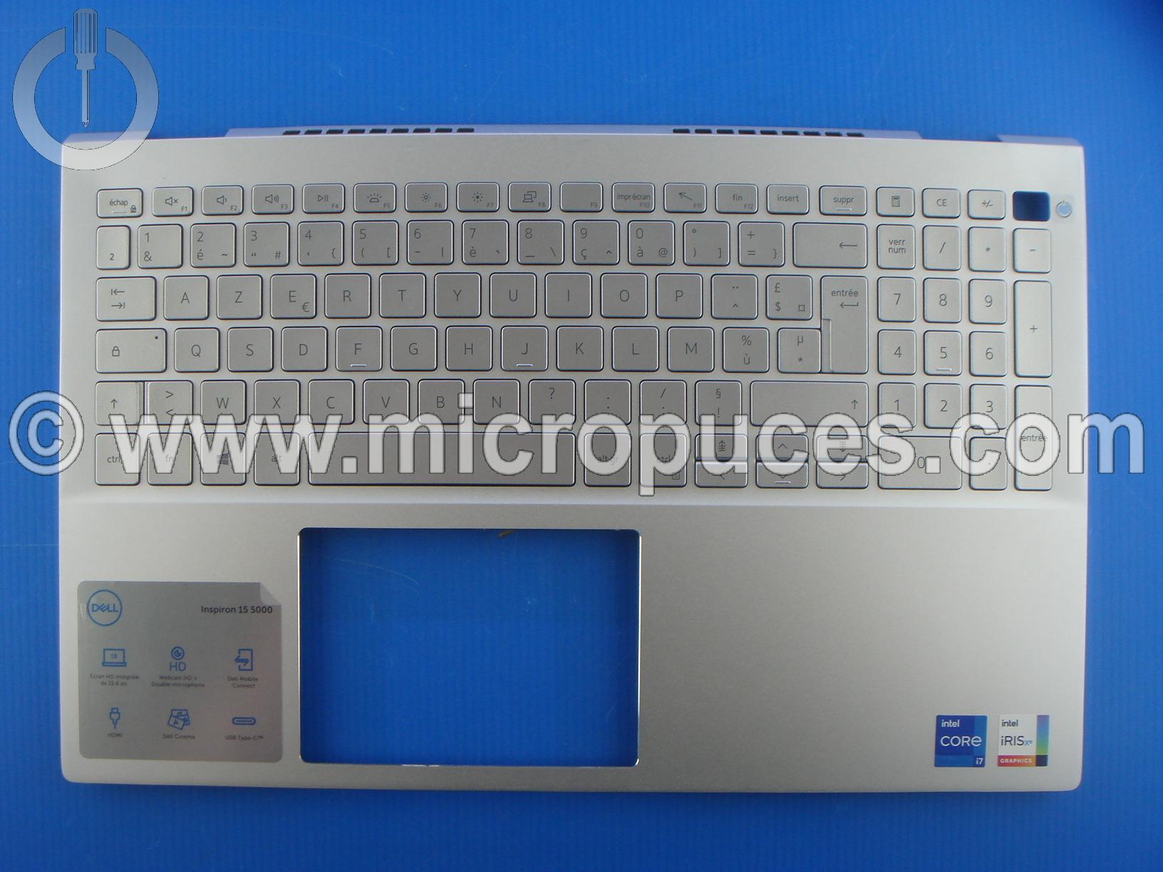 Clavier + plasturgie pour DELL INSPIRON 15 (5501 5502 5505)