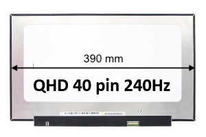 Ecran 17.3" 40 pin Slim QHD 240Hz ( conn. à droite ) à coller