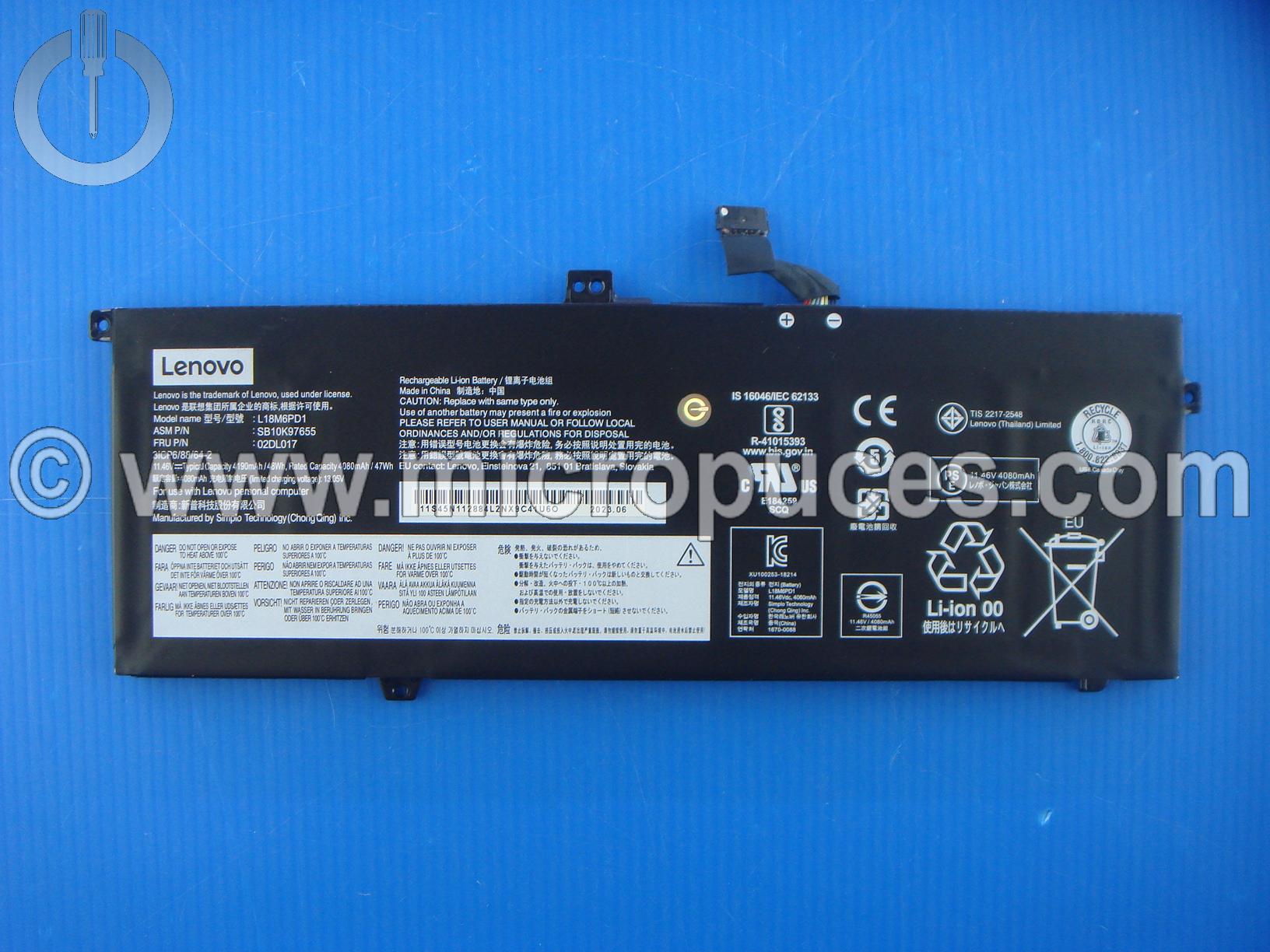 Batterie pour LENOVO ThinkPad X13