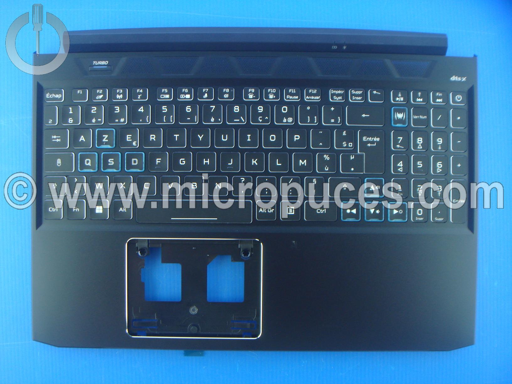 Clavier + plasturgie de dessus pour Acer Predator Helios PH315-54
