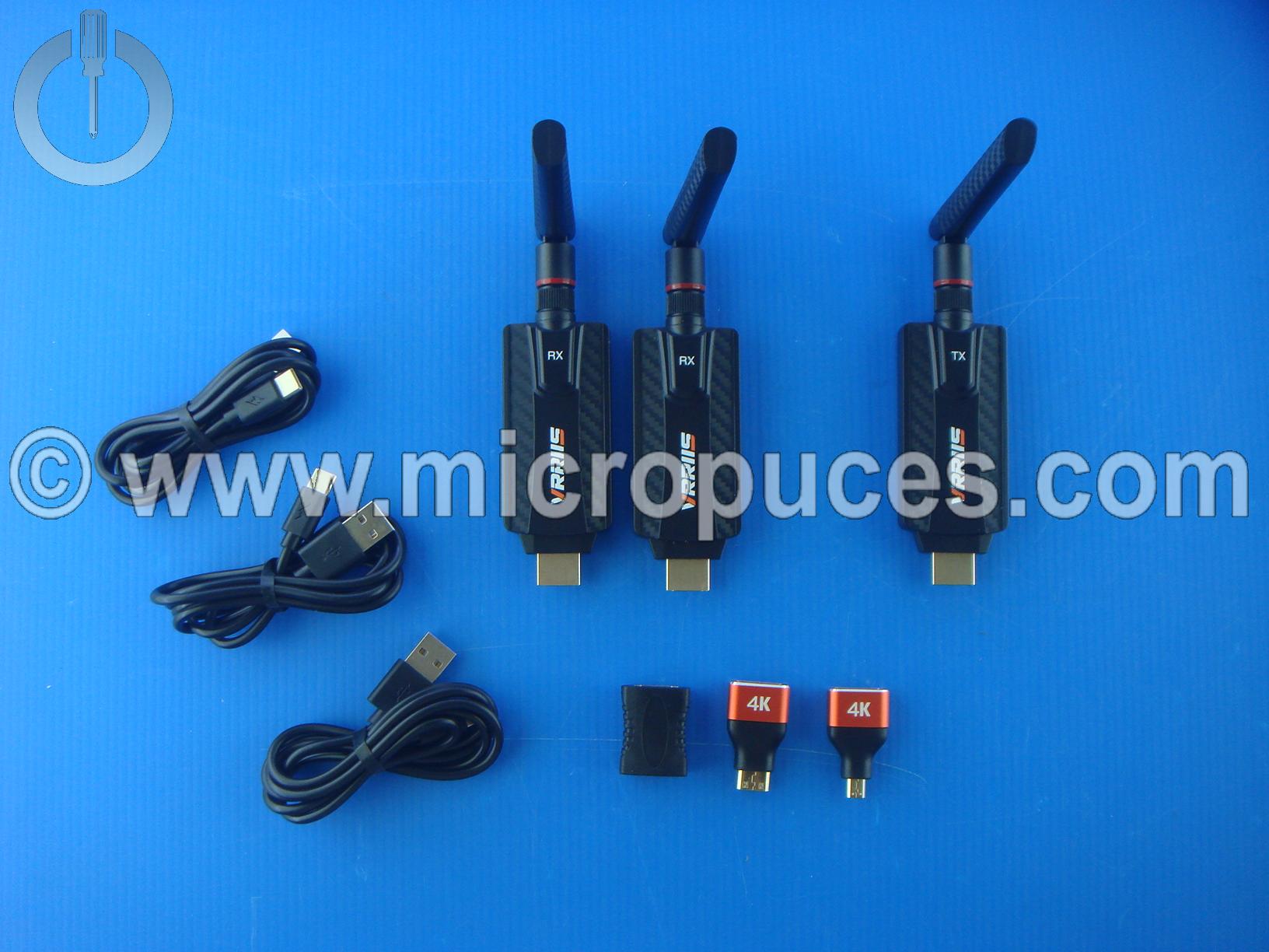 Transmetteur et rcepteurs HDMI sans fil 200m